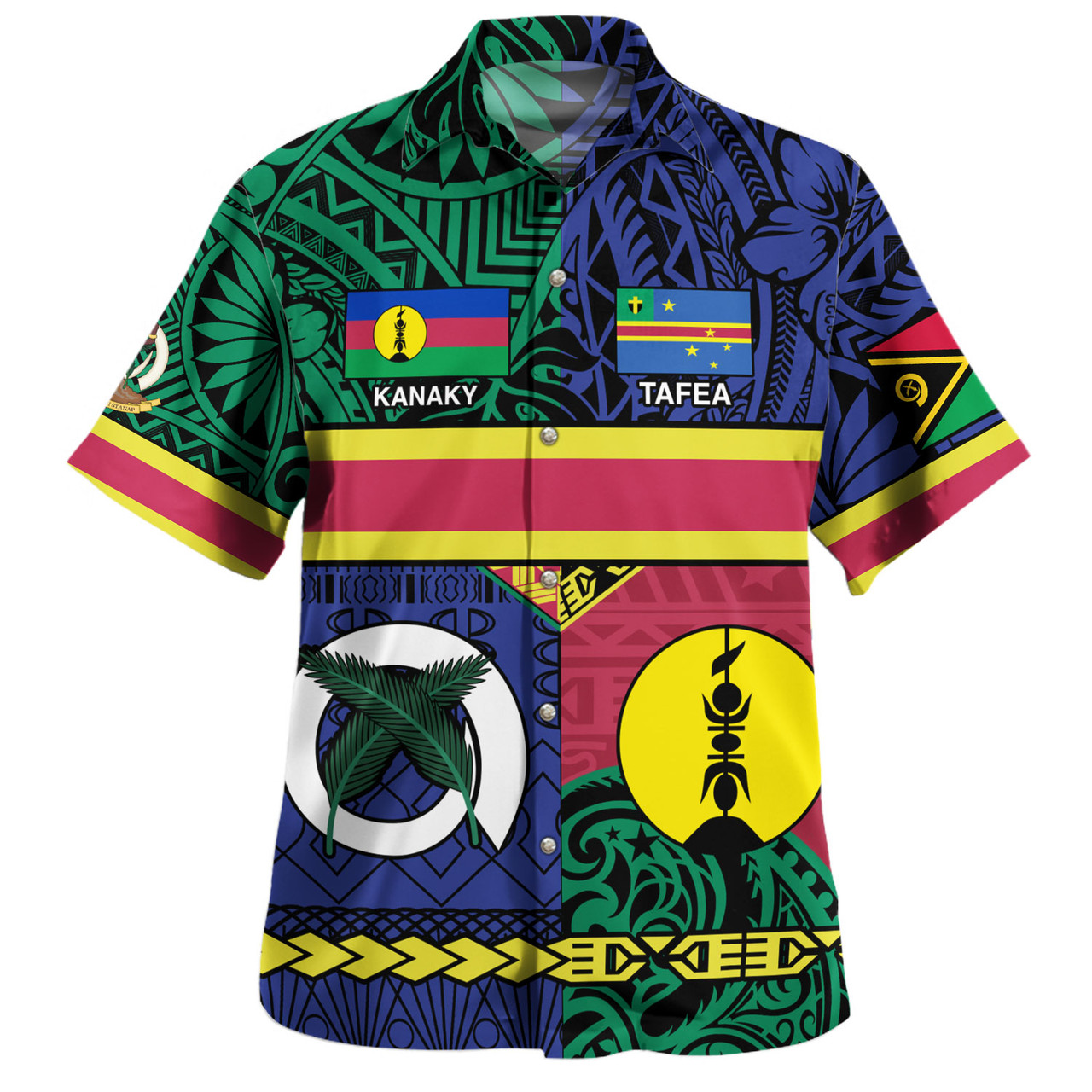 Vanuatu Hawaiian Shirt Custom Tafea Kanaky Day Tribal Patterns Special Design