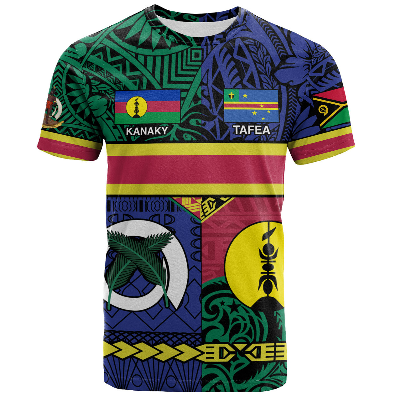 Vanuatu T-Shirt Custom Tafea Kanaky Day Tribal Patterns Special Design