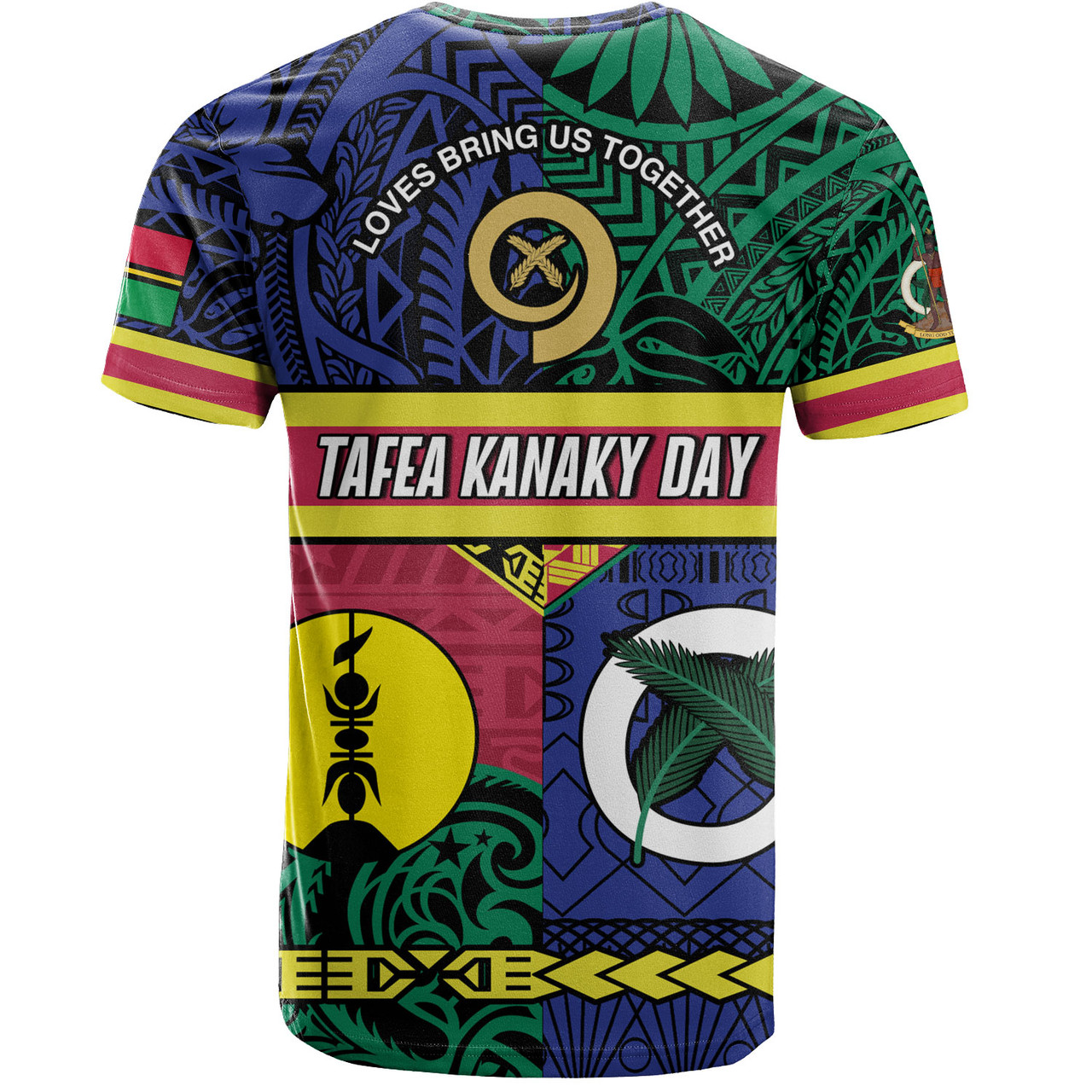 Vanuatu T-Shirt Custom Tafea Kanaky Day Tribal Patterns Special Design
