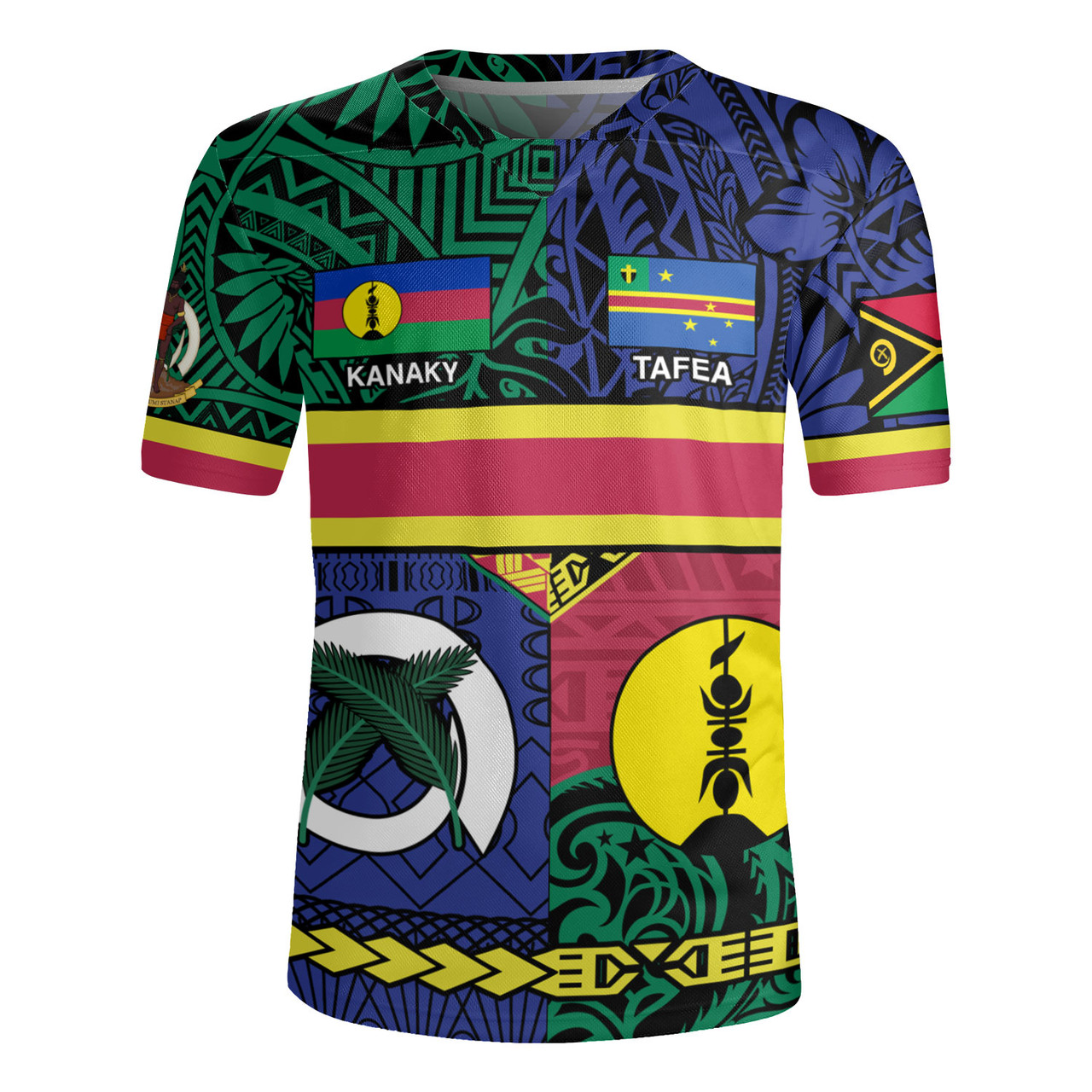 Vanuatu Rugby Jersey Custom Tafea Kanaky Day Tribal Patterns Special Design