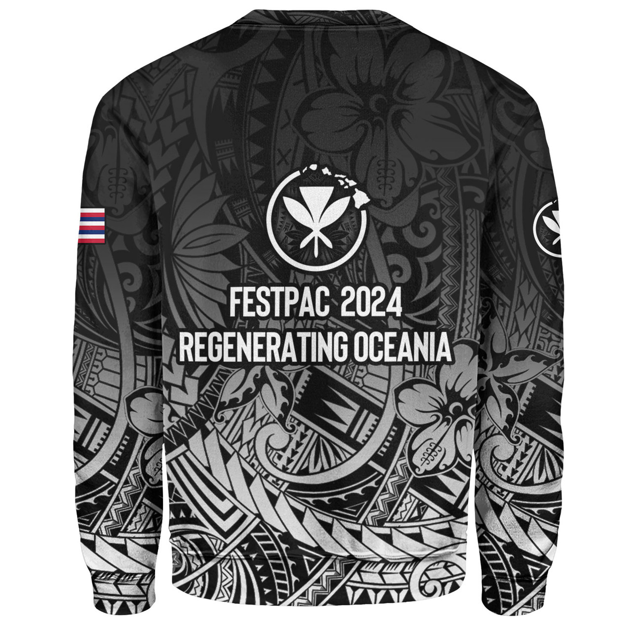 Hawaii Sweatshirt FestPAC 2024 Polynesian Pattern Design