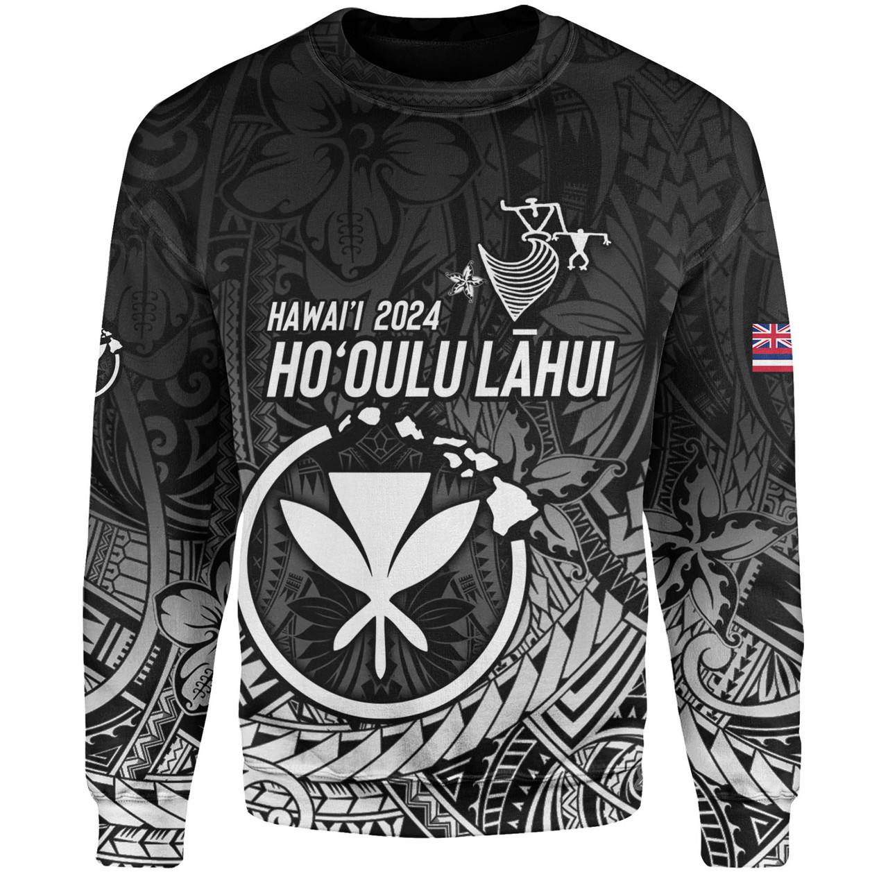 Hawaii Sweatshirt FestPAC 2024 Polynesian Pattern Design