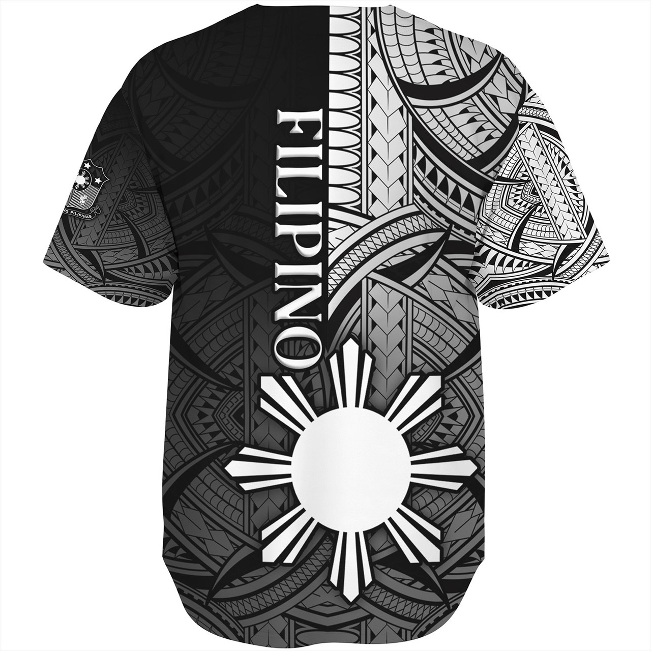 Philippines Filipinos Baseball Shirt Cool Filipino Tribal Tatau Style