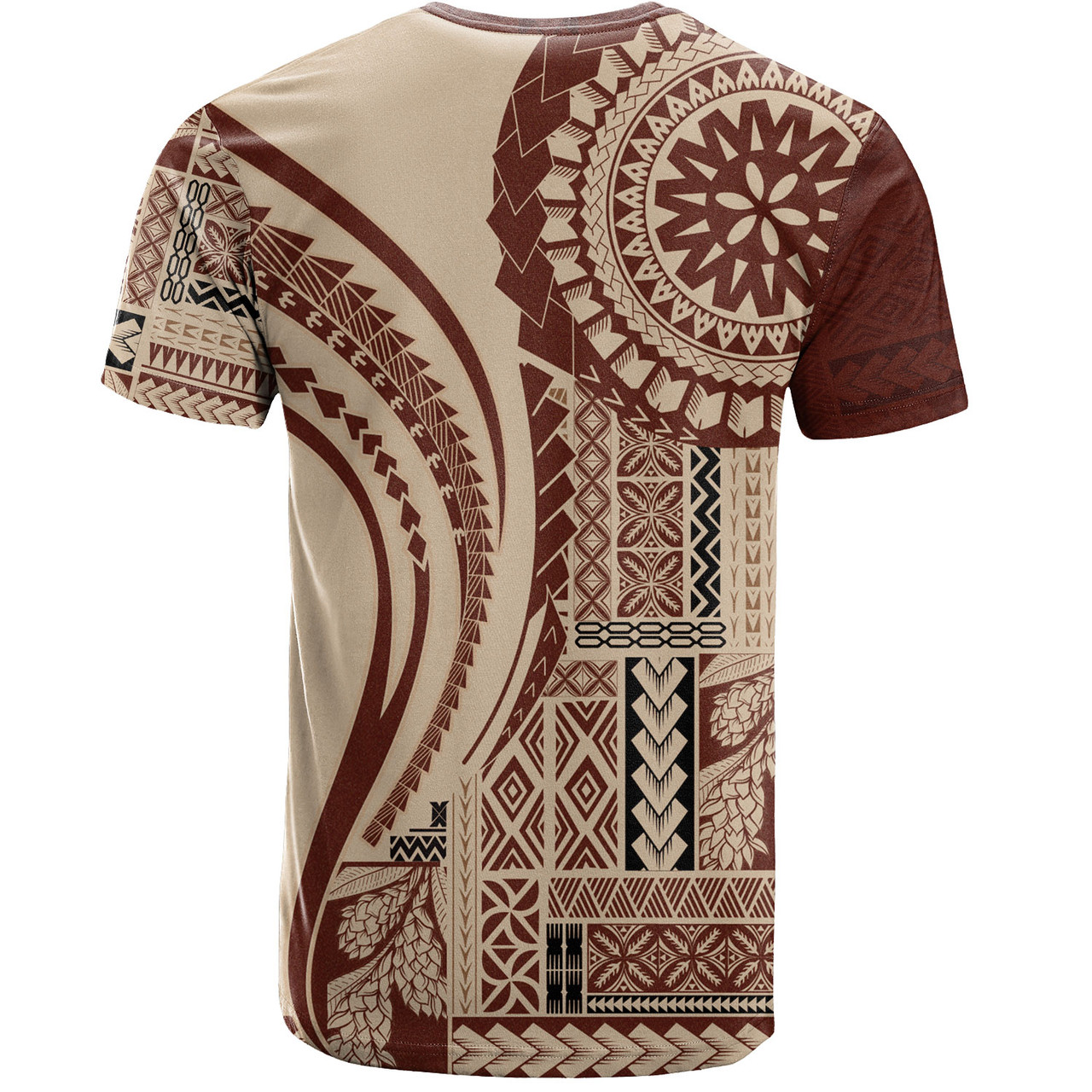 Samoa T-Shirt Samoan Siapo Brown Design