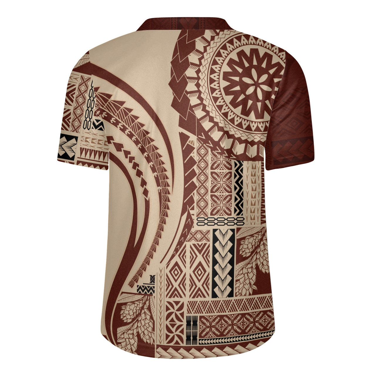 Samoa Rugby Jersey Samoan Siapo Brown Design