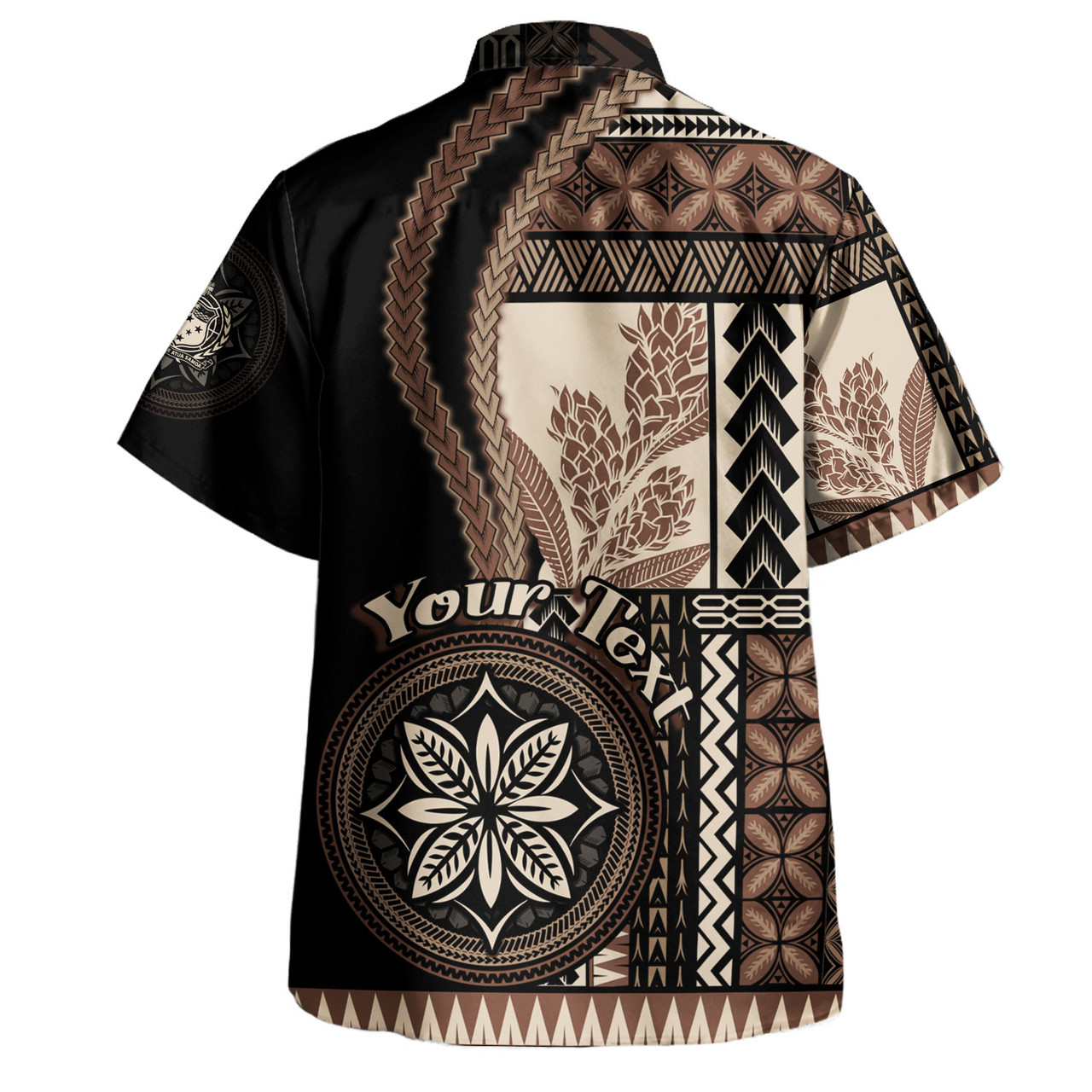 Samoa Hawaiian Shirt Custom Samoan Siapo Motif Classic Style