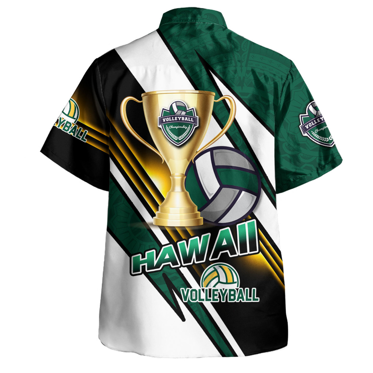 Hawaii Hawaiian Shirt Custom Volleyball Cup Championship Hawaii Polynesian Patterns