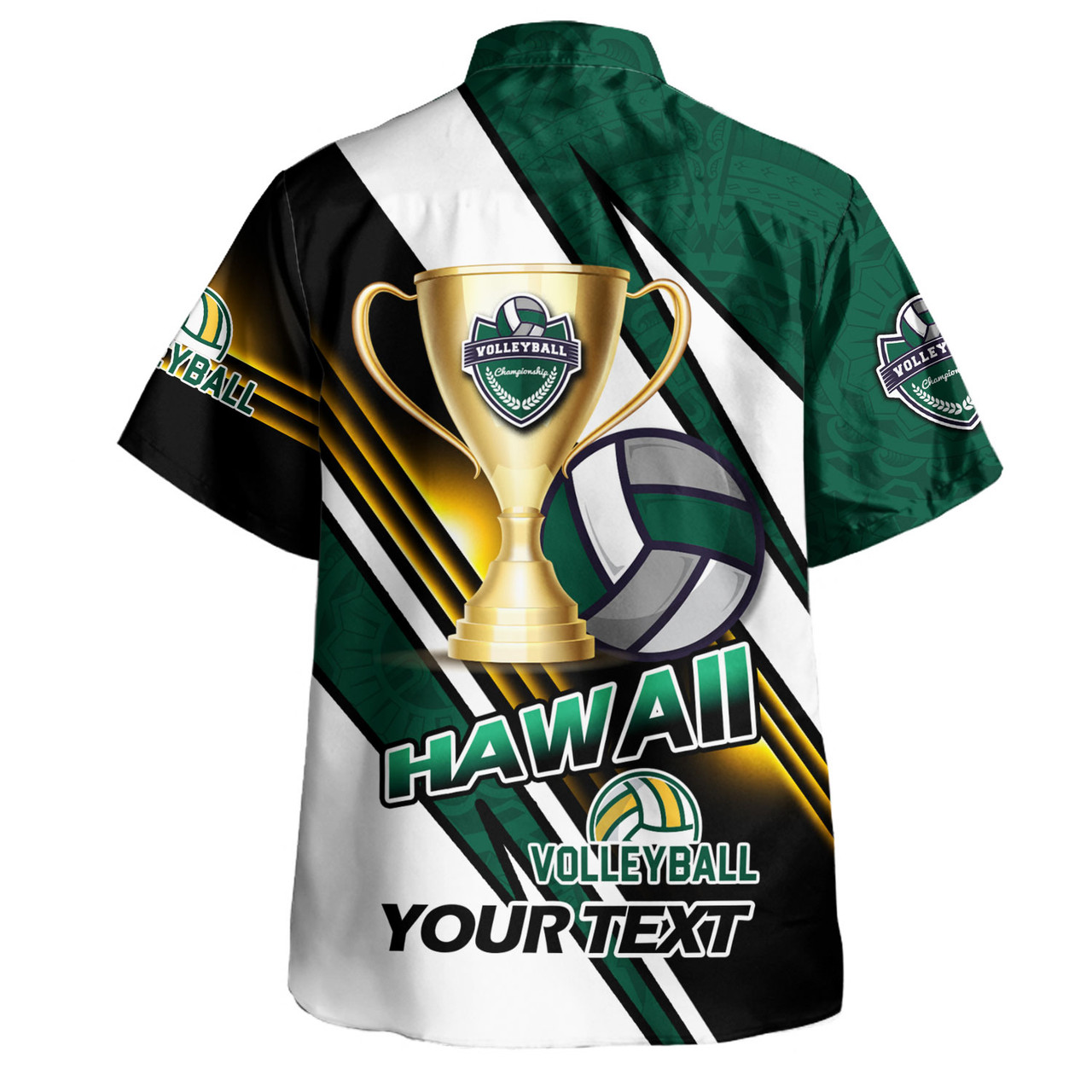 Hawaii Hawaiian Shirt Custom Volleyball Cup Championship Hawaii Polynesian Patterns