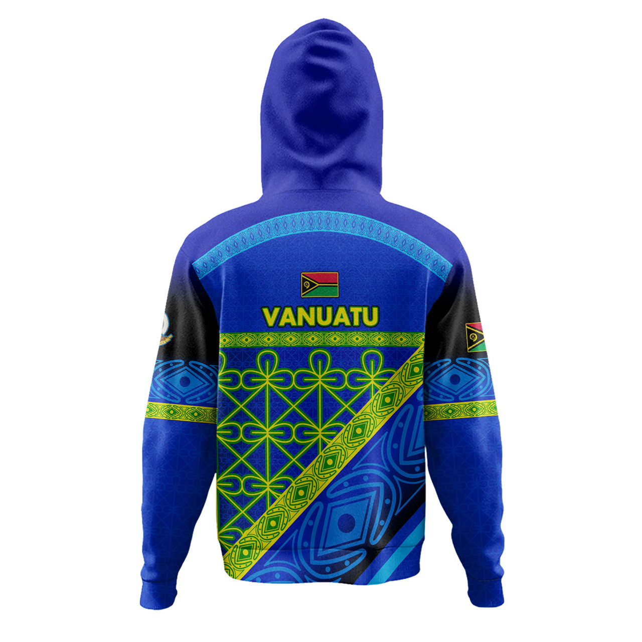 Vanuatu Hoodie Coat Of Arms Mutis En Atan Vanuatu Cultural