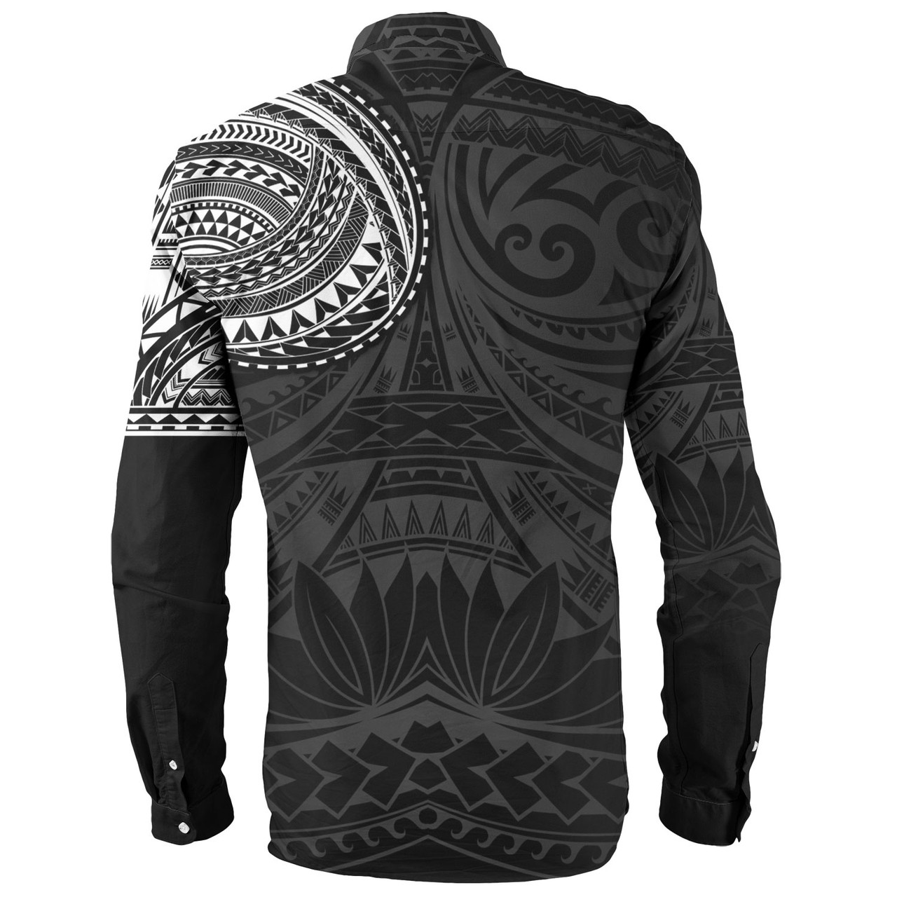 Polynesian Long Sleeve Shirt Polynesian Pattern Special Design