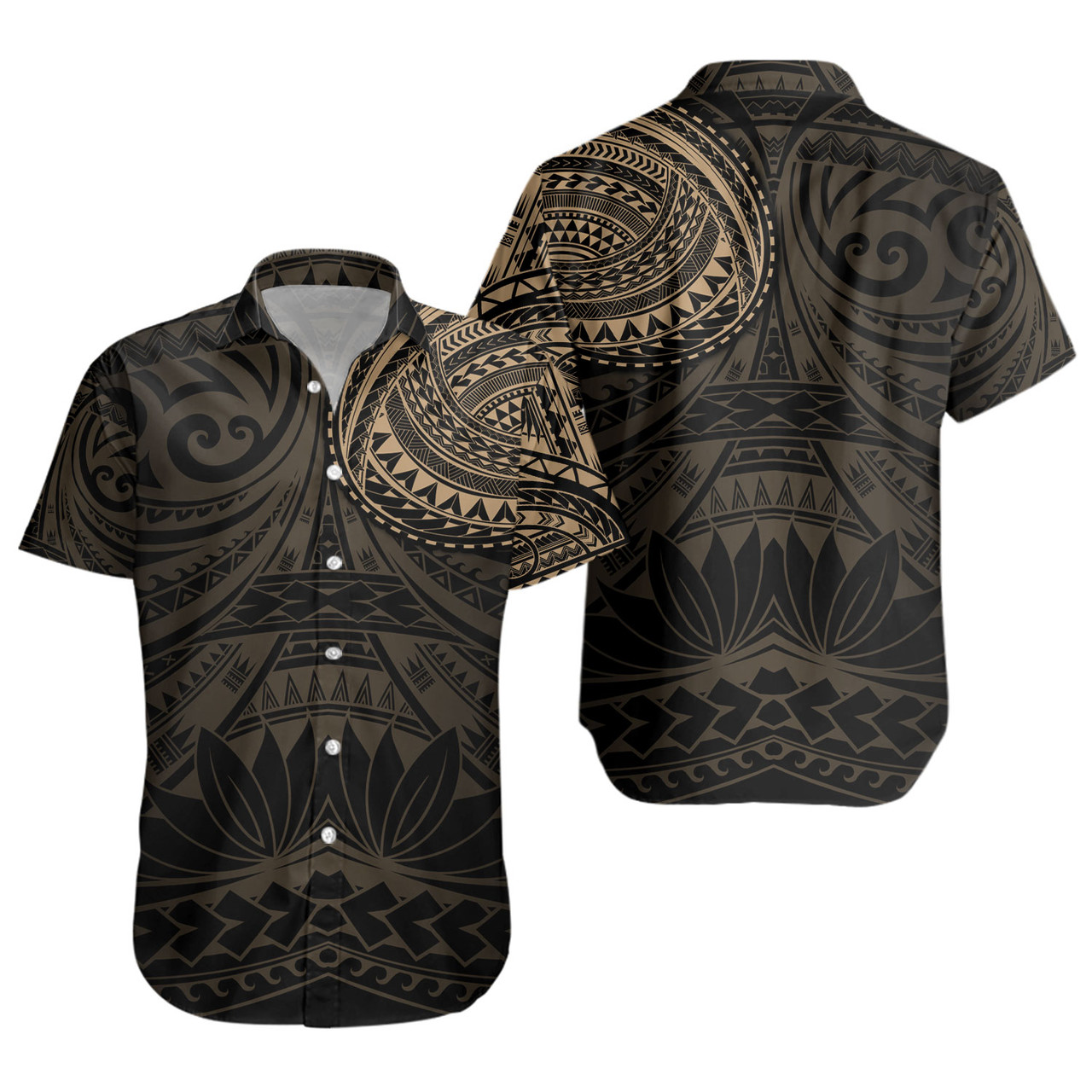 Polynesian Short Sleeve Shirt Polynesian Pattern Special Design