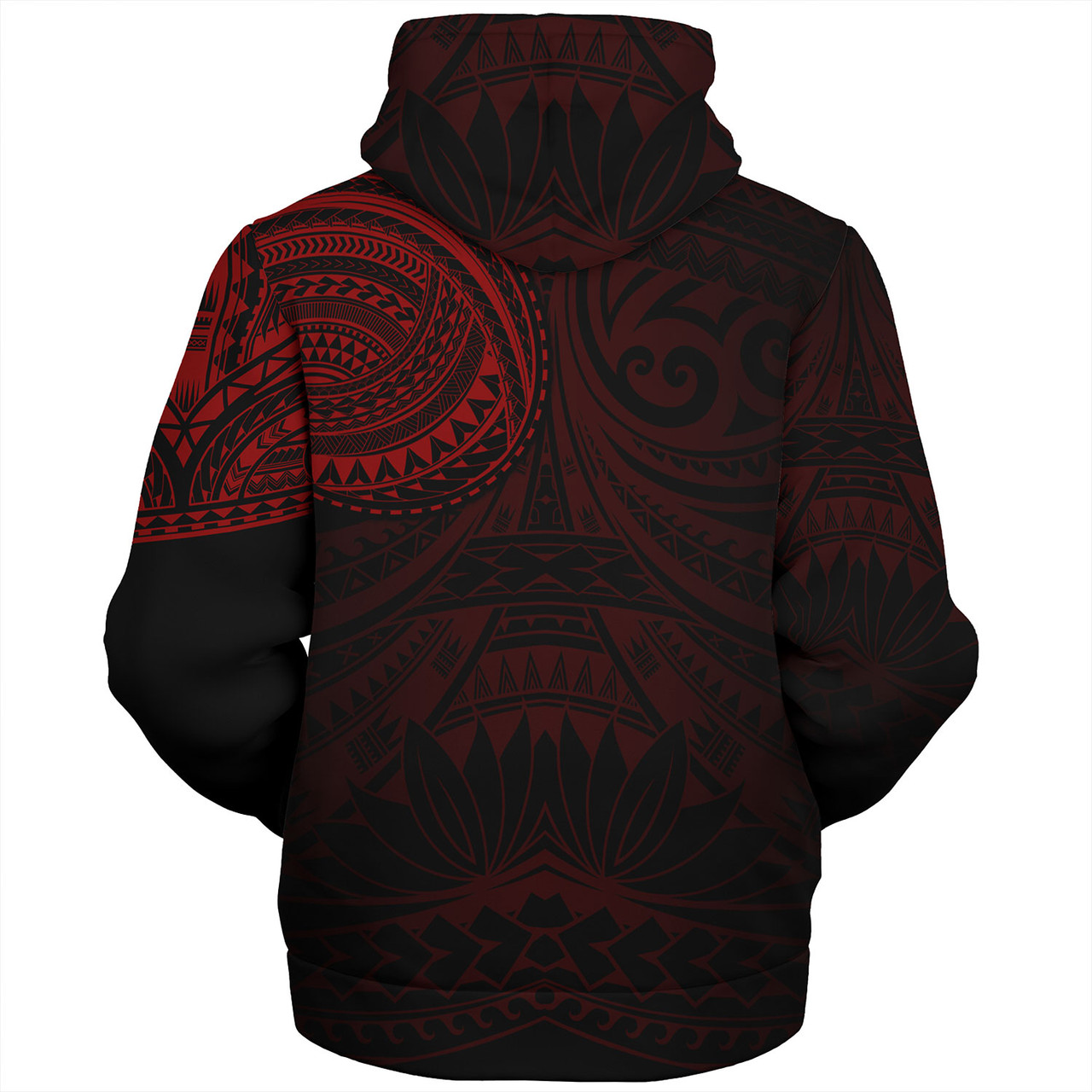 Polynesian Sherpa Hoodie Polynesian Pattern Special Design
