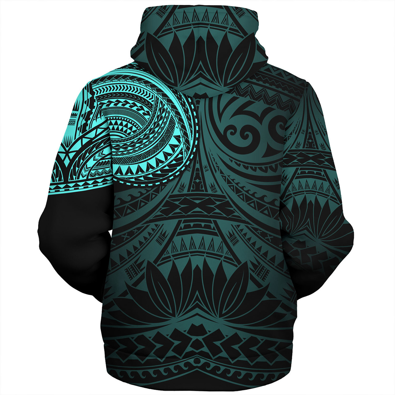 Polynesian Sherpa Hoodie Polynesian Pattern Special Design