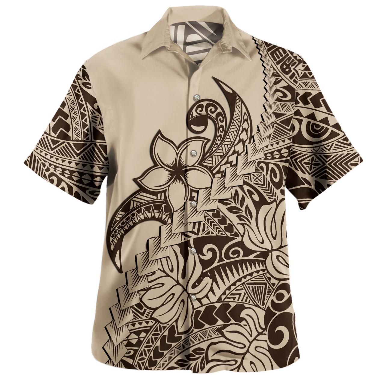 Polynesia Combo Dress And Shirt Tribal Plumeria Beautiful