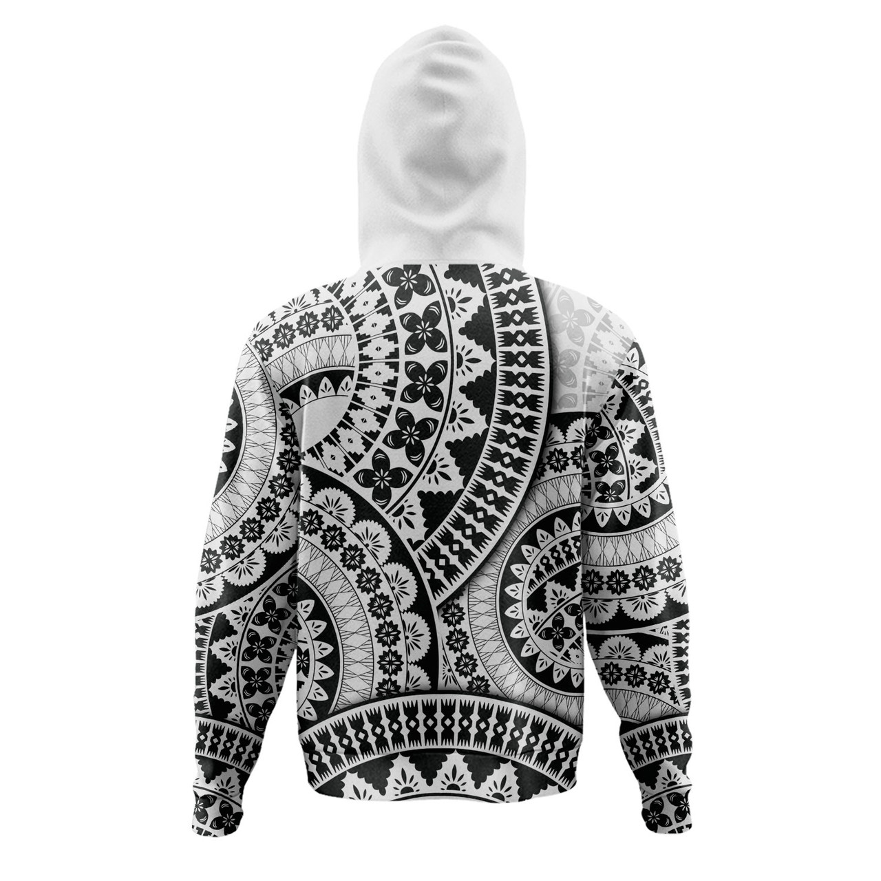 Fiji Hoodie Bula Fijian Circle Pattern Design