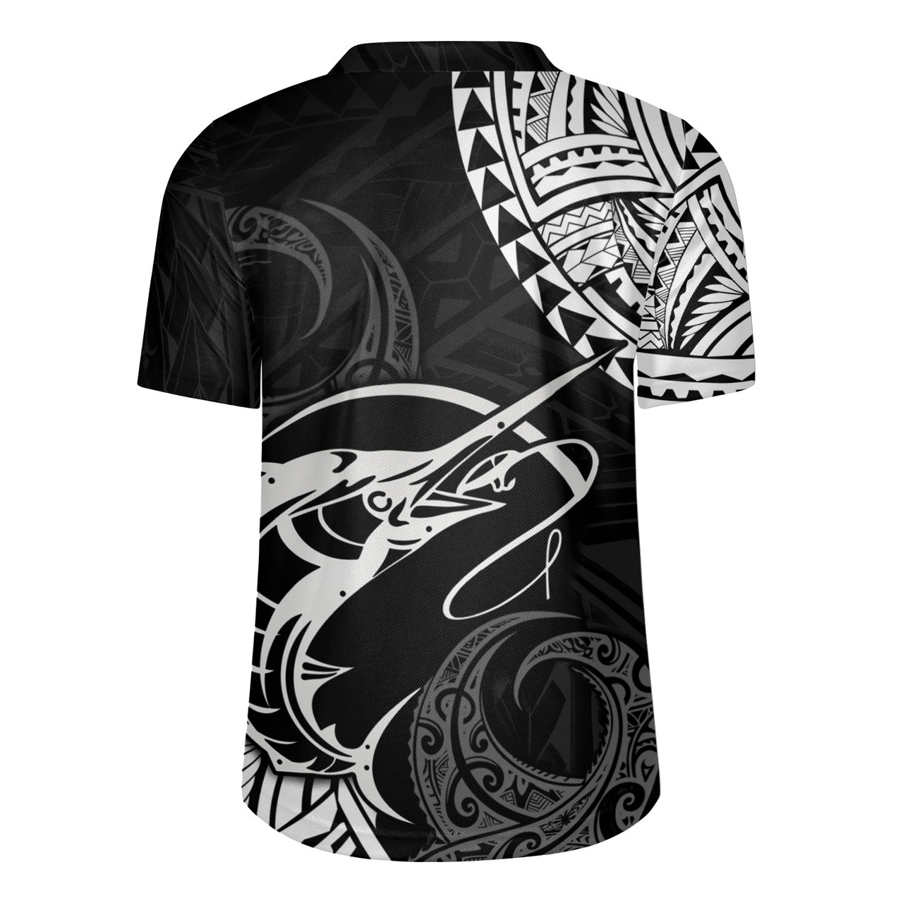 Hawaii Rugby Jersey Go Fishing Polynesian Tribal Patterns