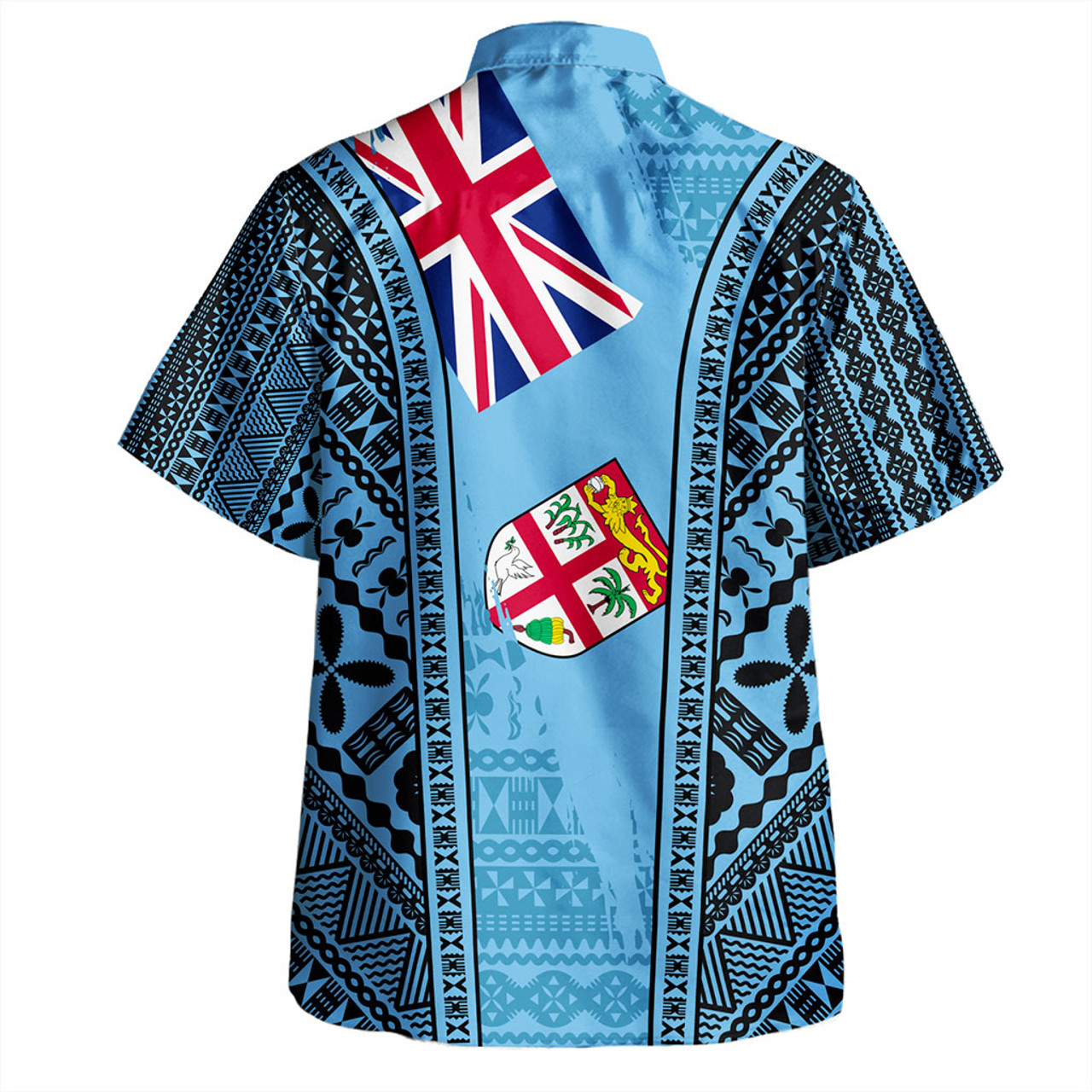 Fiji Hawaiian Shirt Bula Pattern Style Flag