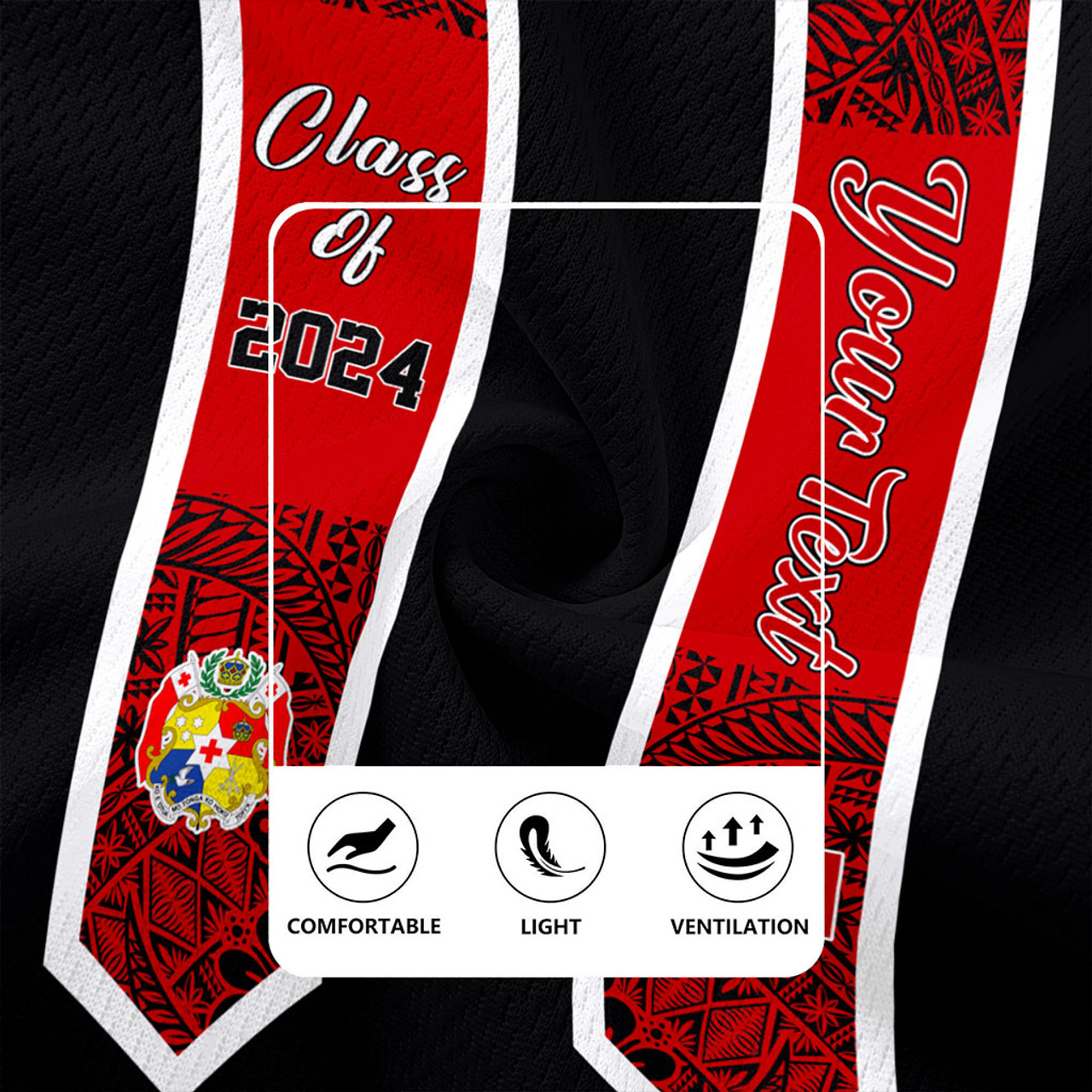 Tonga Rugby Jersey Custom Flag Polynesia Tribal Grad Style