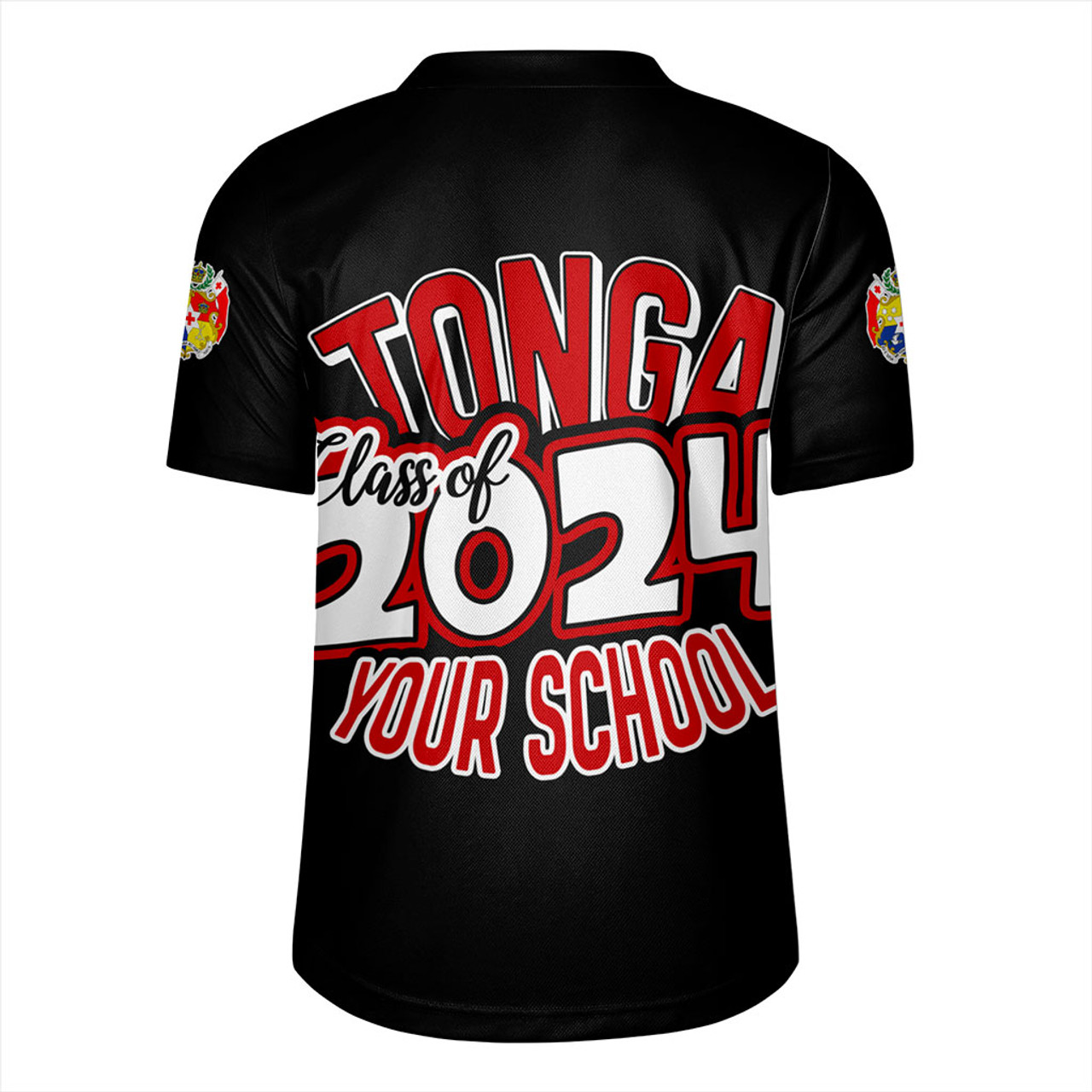 Tonga Rugby Jersey Custom Flag Polynesia Tribal Grad Style