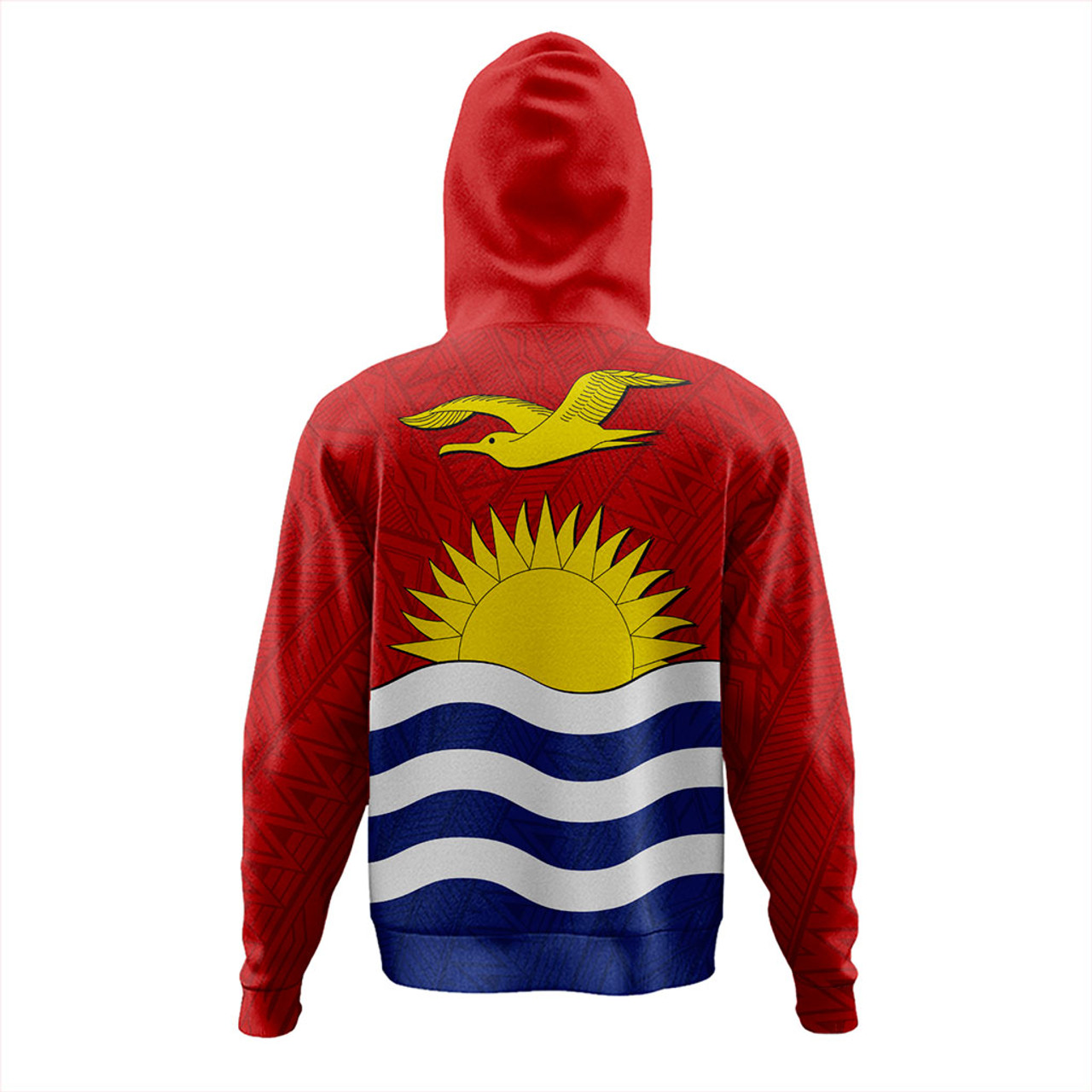 Kiribati Hoodie Flag Design With Pattern