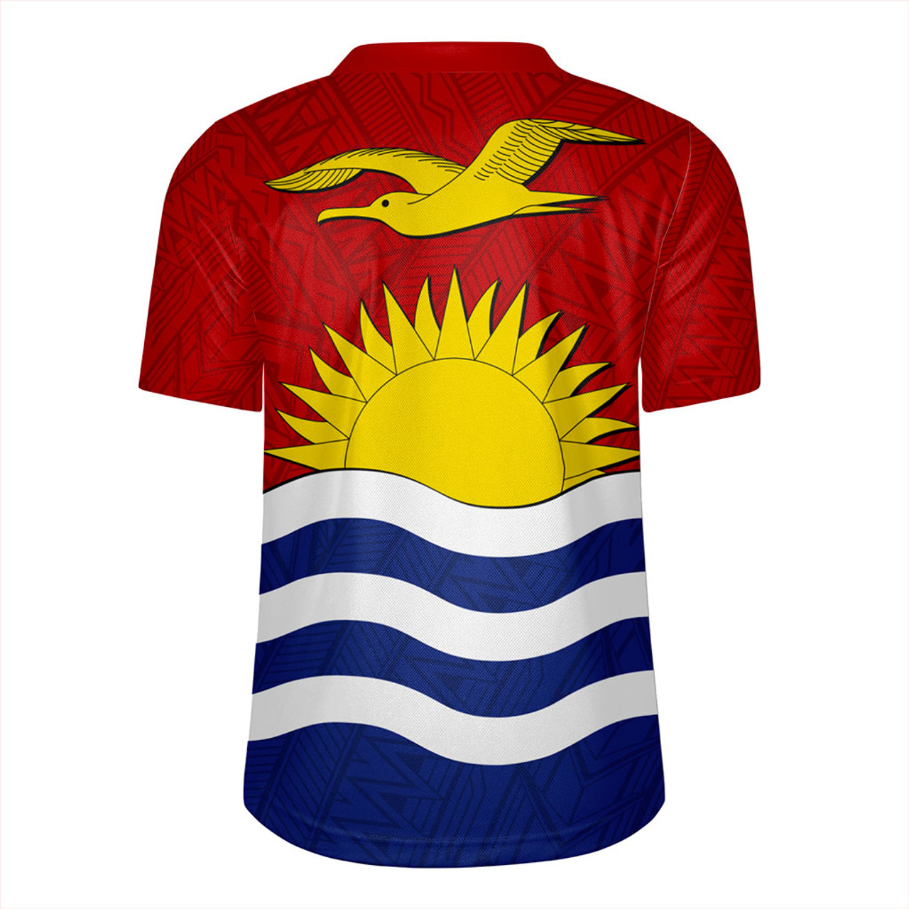 Kiribati Rugby Jersey Flag Design With Pattern