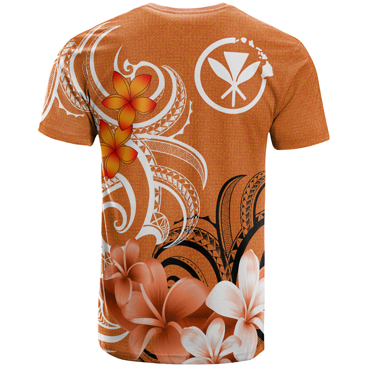 Hawaii T-Shirt Custom Personalised Floral Spirit Orange2