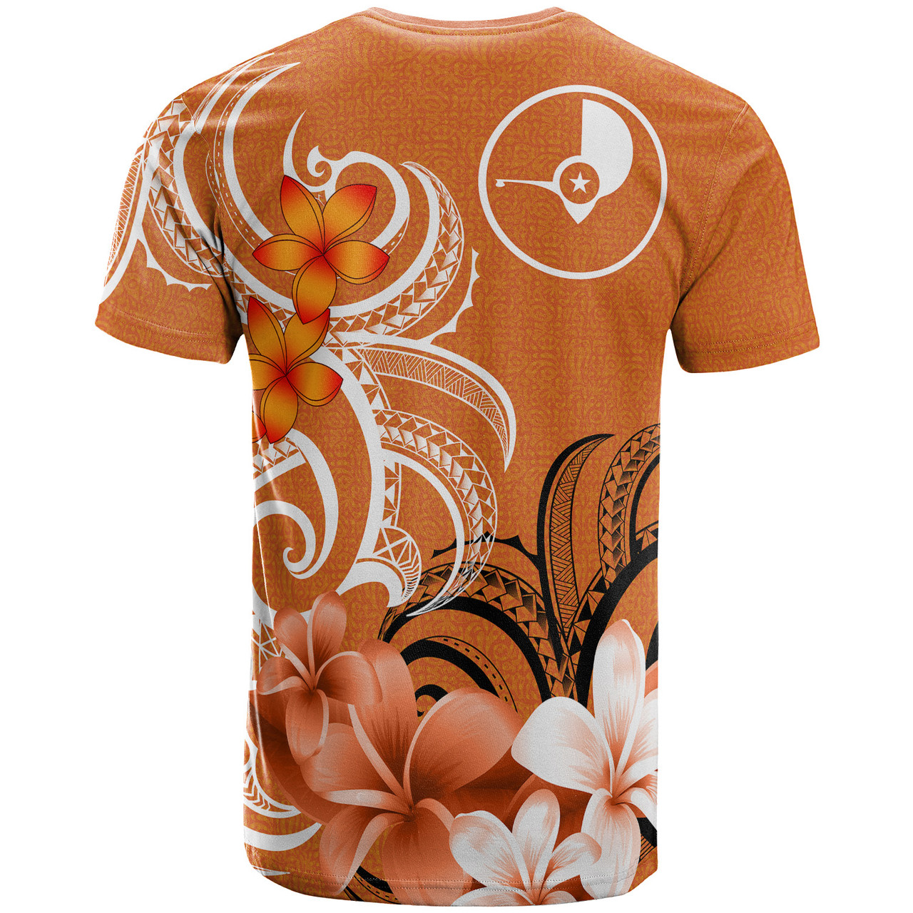 Yap State T-Shirt Custom Personalised Floral Spirit Orange2