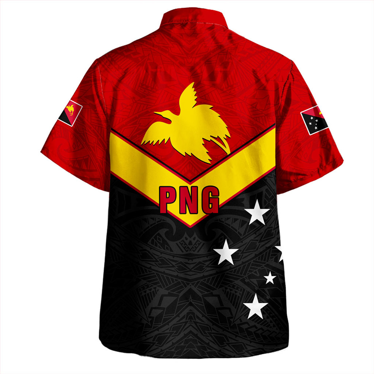 Papua New Guinea Hawaiian Shirt PNG Tribal Melanesia Sport Style