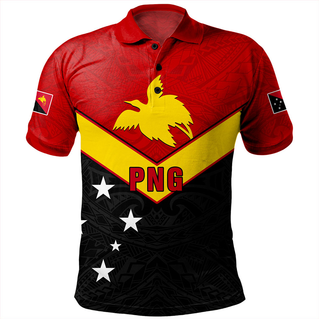 Papua New Guinea Polo Shirt PNG Tribal Melanesia Sport Style