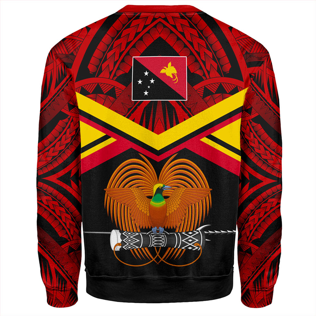 Papua New Guinea Sweatshirt Tribal Melanesia Special Style