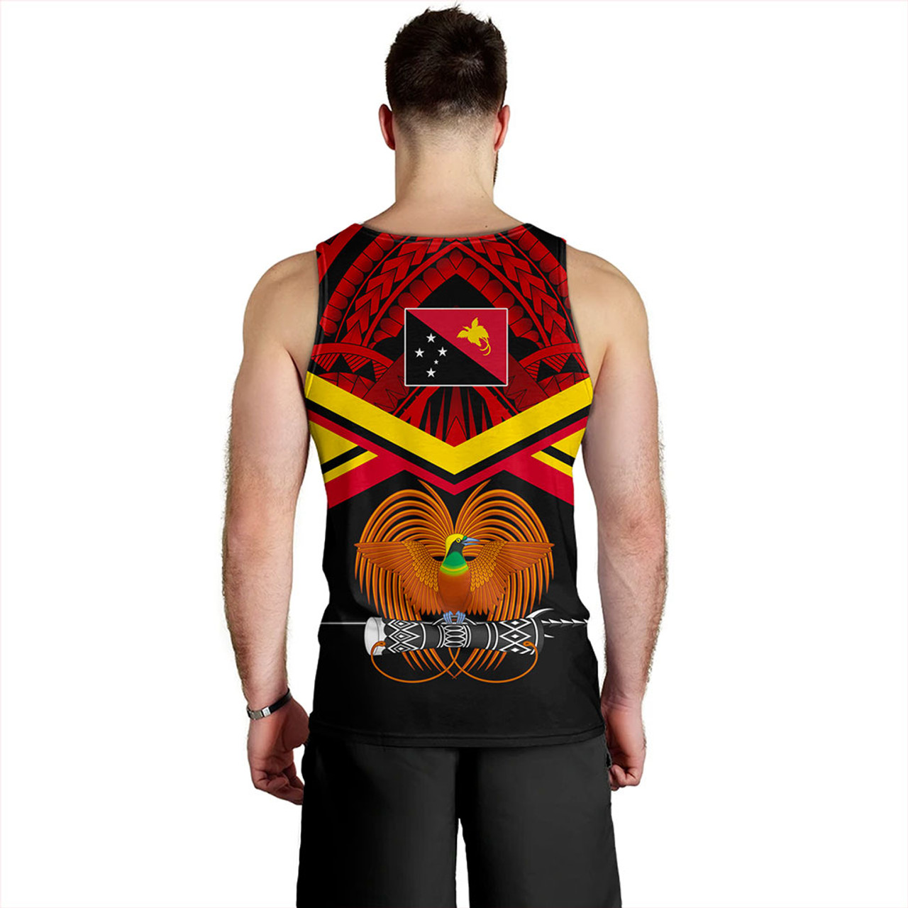 Papua New Guinea Tank Top Tribal Melanesia Special Style