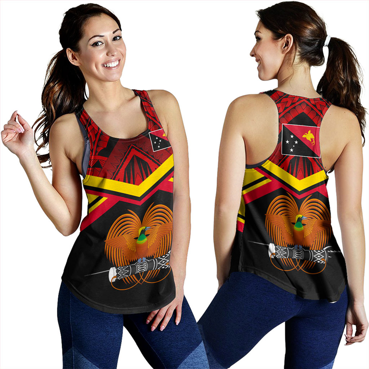 Papua New Guinea Women Tank Tribal Melanesia Special Style