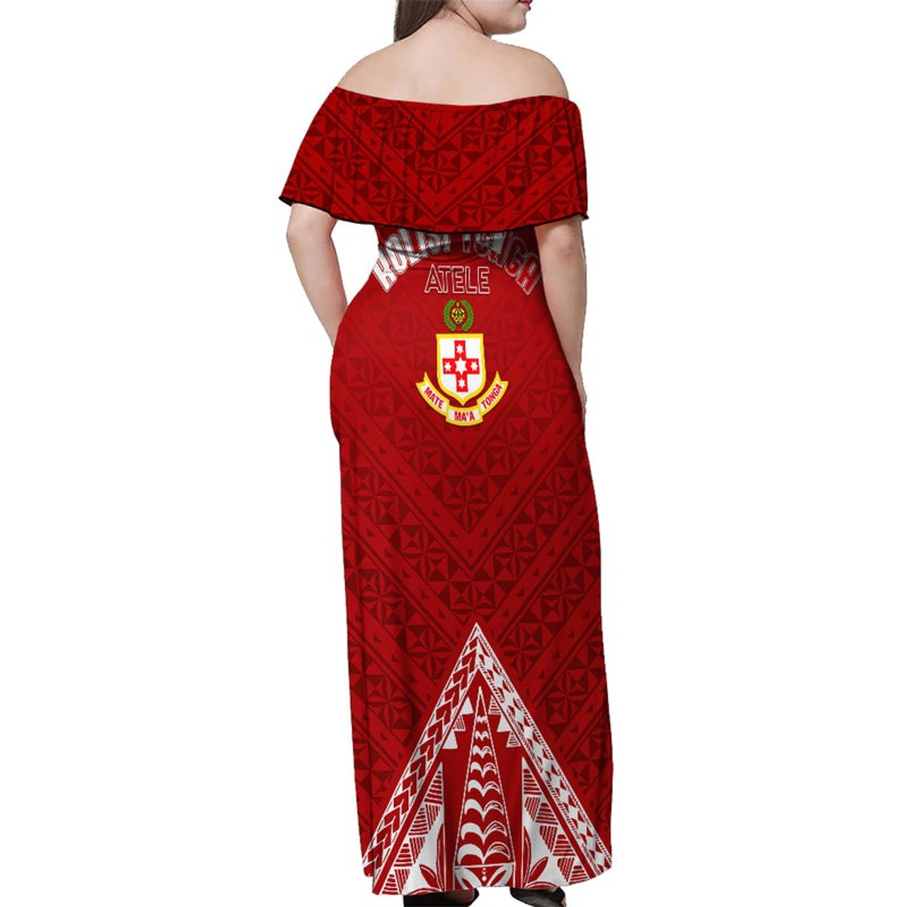 Tonga Custom Combo Dress And Shirt  Kolisi Atele Tongan Kupesi special