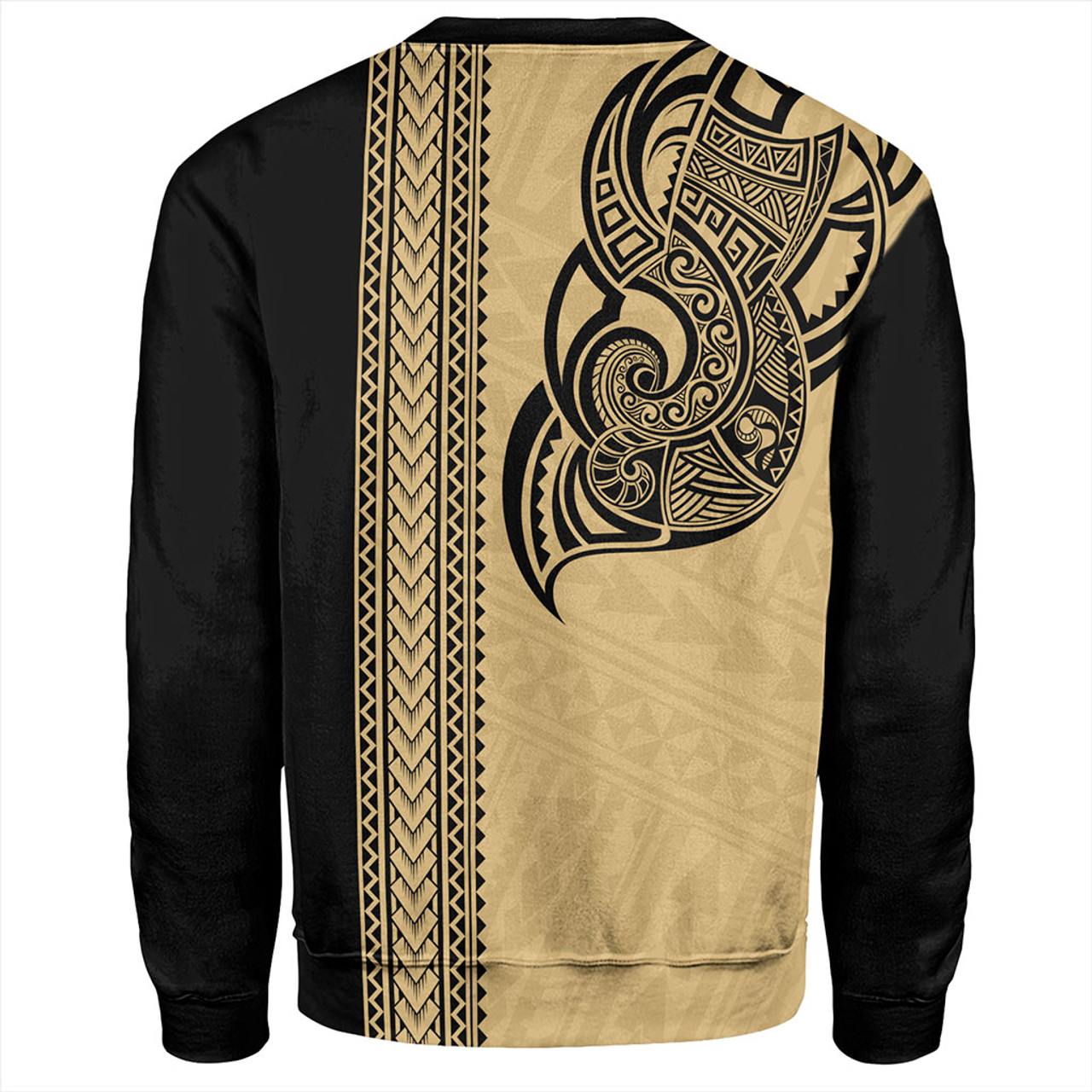 Philippines Filipinos Sweatshirt Polynesia Tribal Tattoo Gold