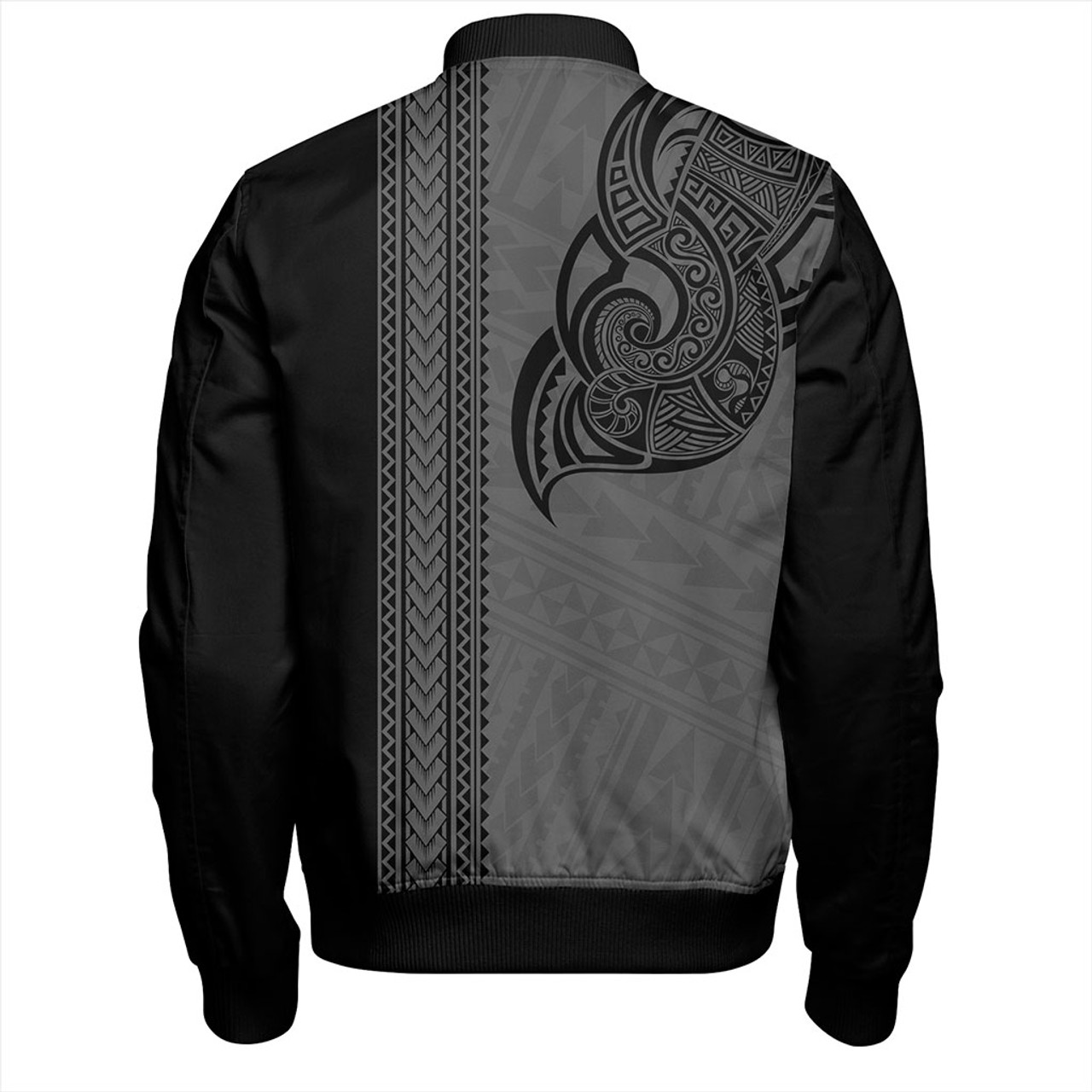 Kiribati Bomber Jacket Polynesia Coat Of Arms Tribal Tattoo