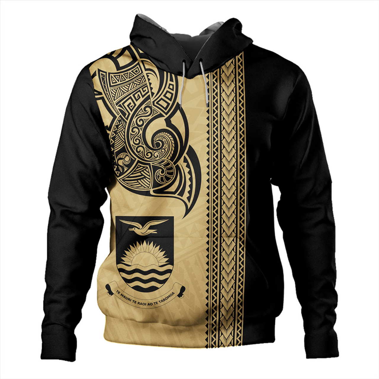 Kiribati Hoodie Polynesia Coat Of Arms Tribal Tattoo