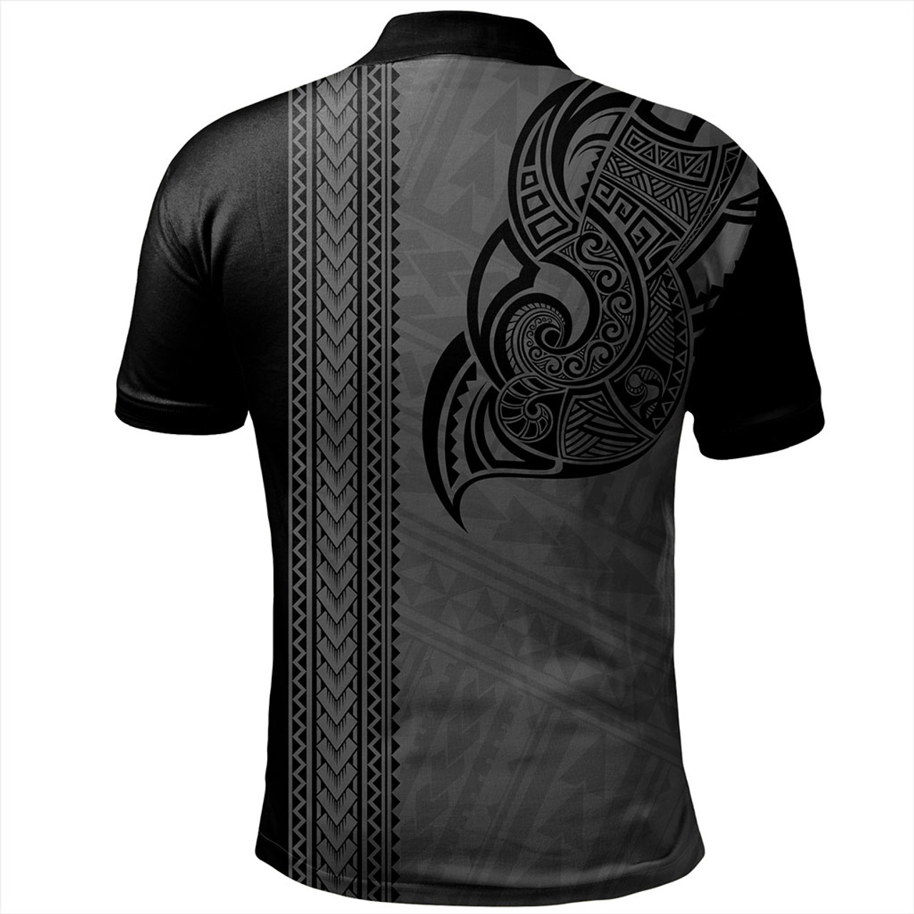 Kosrae Polo Shirt Polynesia Coat Of Arms Tribal Tattoo