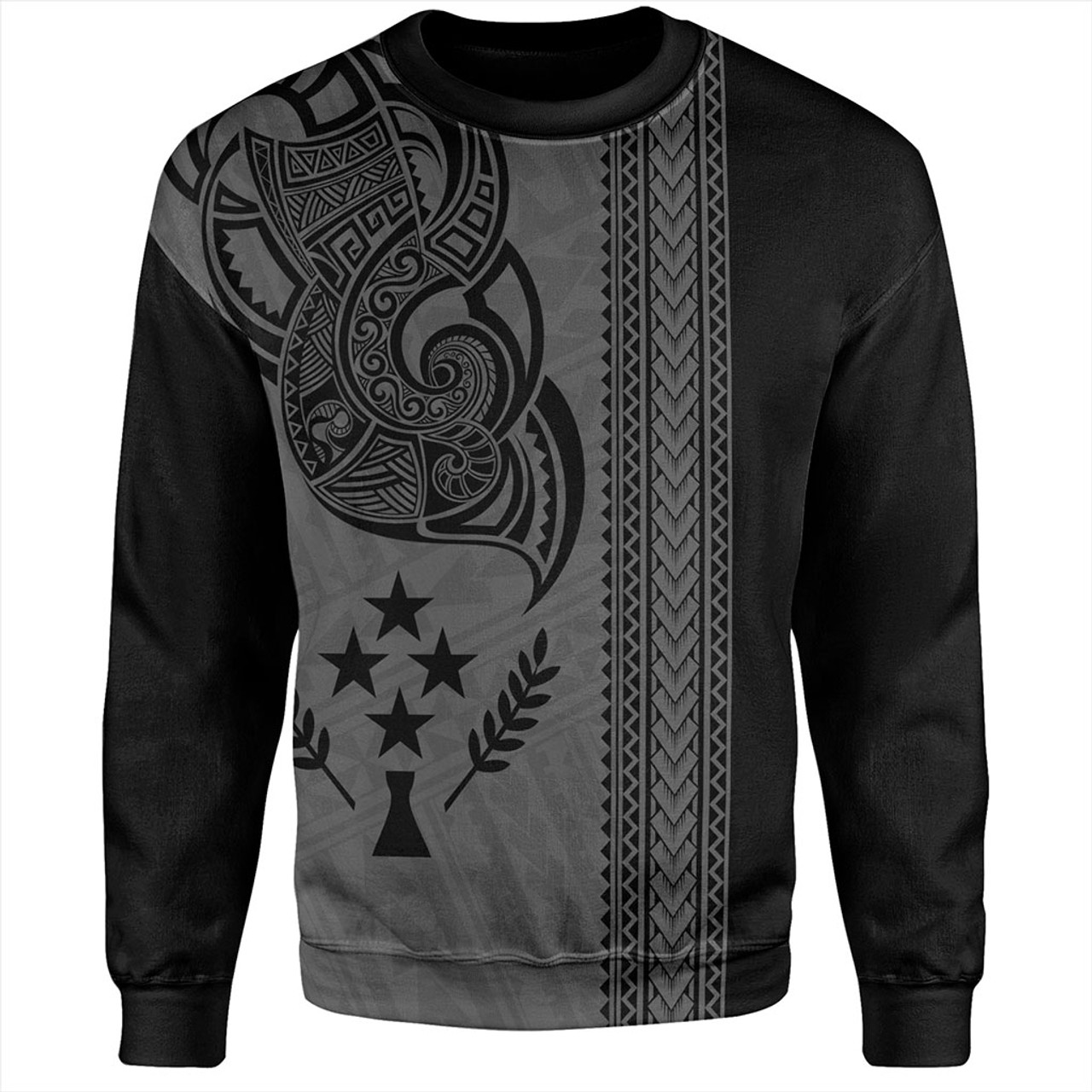 Kosrae Sweatshirt Polynesia Coat Of Arms Tribal Tattoo