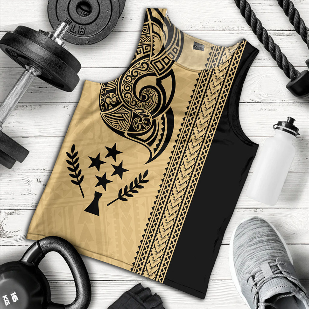 Kosrae Tank Top Polynesia Coat Of Arms Tribal Tattoo