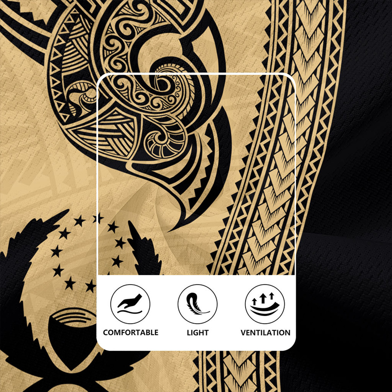 Pohnpei State Rugby Jersey Polynesia Coat Of Arms Tribal Tattoo