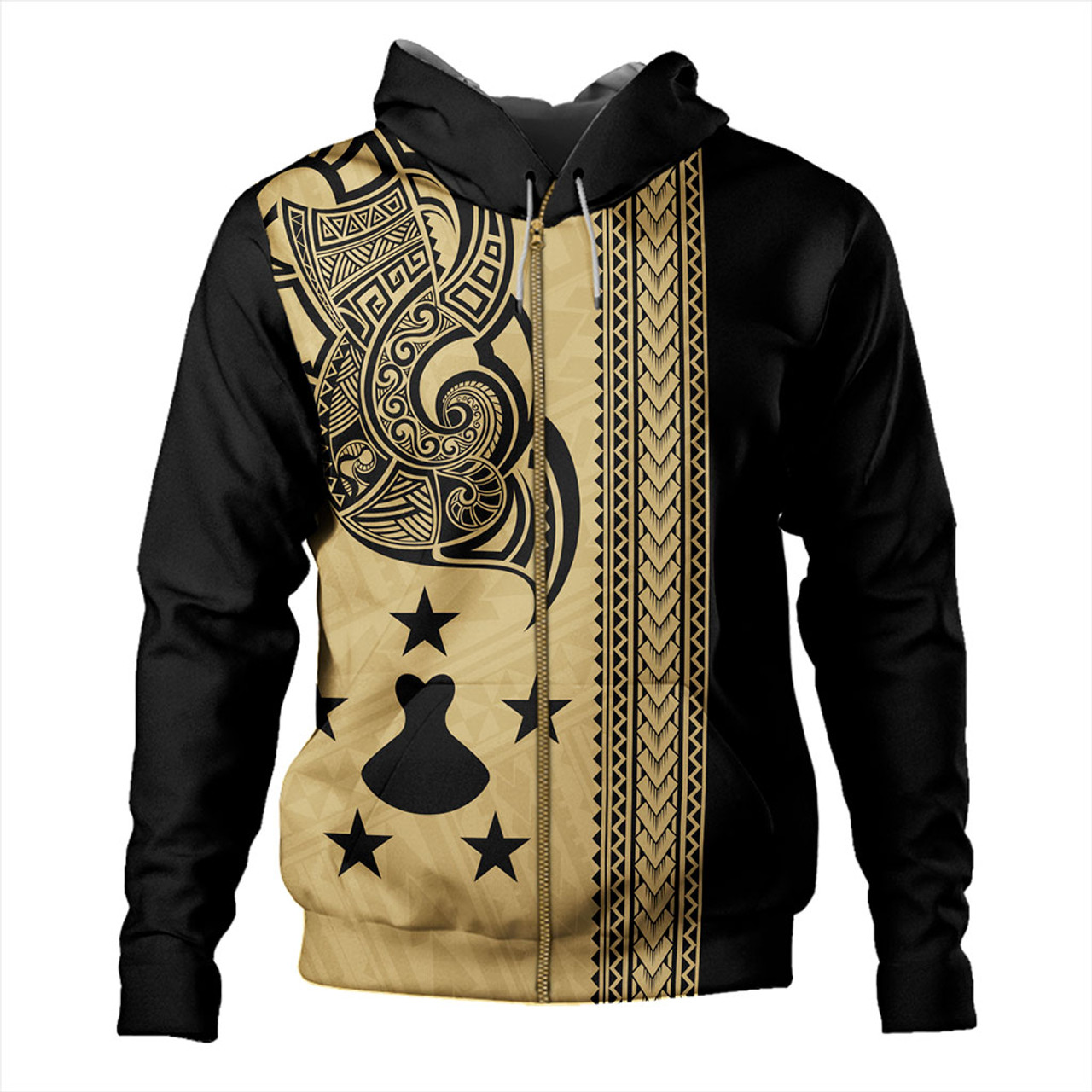 Austral Islands Hoodie Polynesian Coat Of Arms Tribal Tattoo