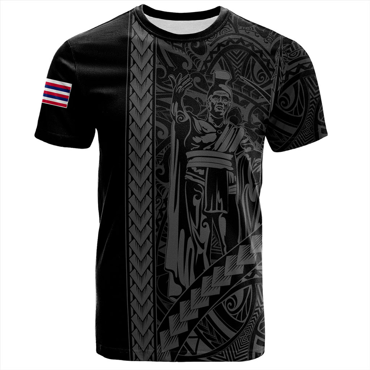 Hawaii T-Shirt Tribal Polynesian King Kamehameha