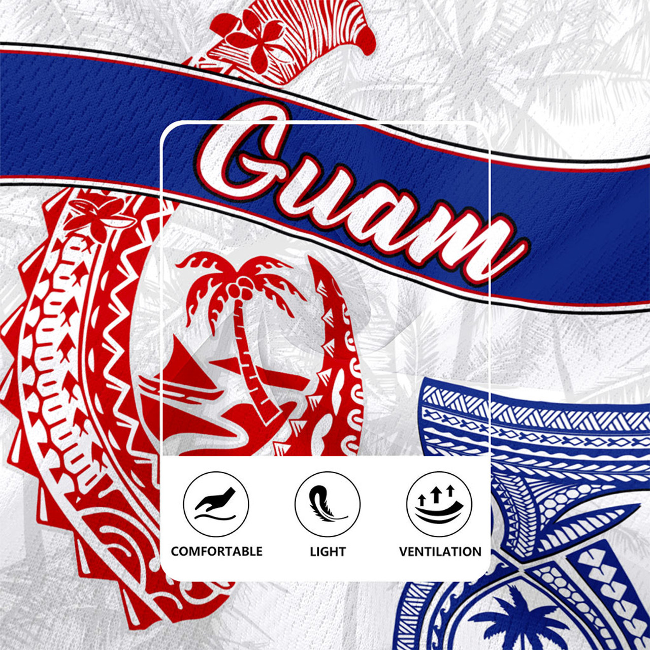 Guam Rugby Jersey Micronesian Hook And Latte Stone Tribal Classic