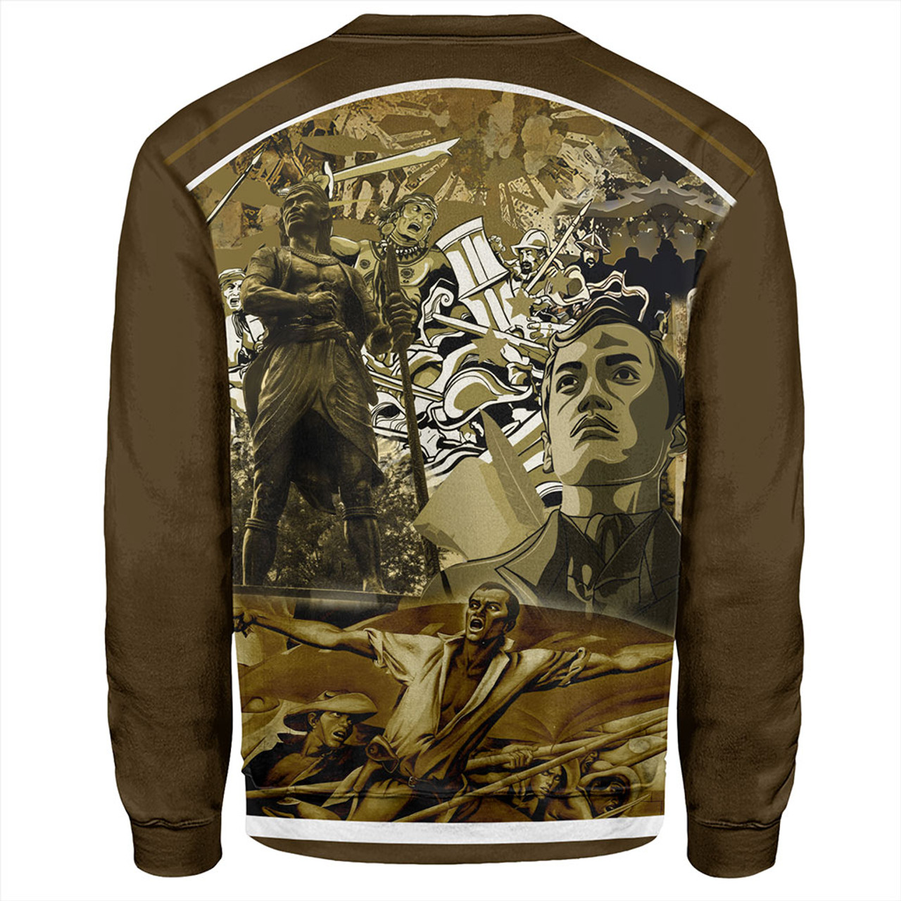 Philippines Filipinos Sweatshirt National Heroes Background