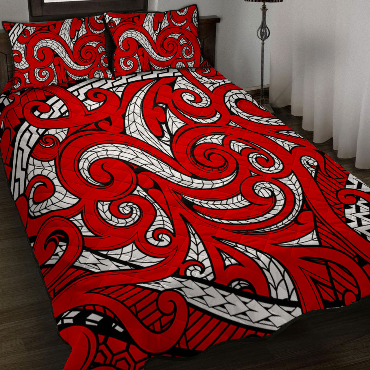 New Zealand Quilt Bed Set Maori Pattern