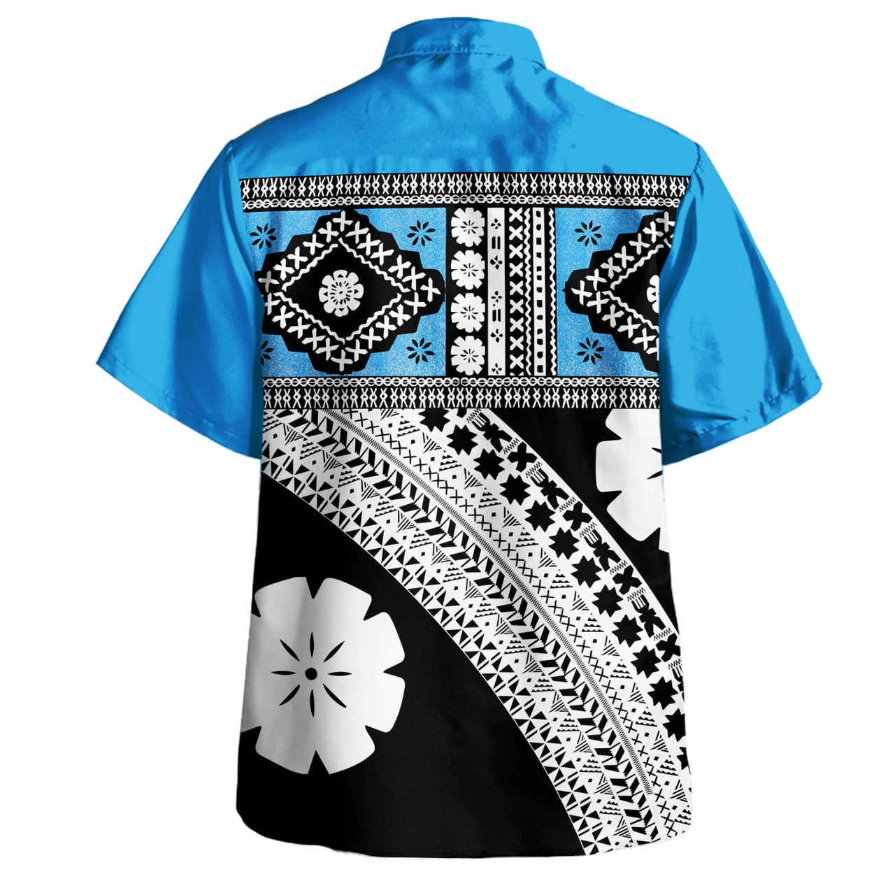 Fiji Combo Puletasi And Shirt Traditional Design Tapa Clothes