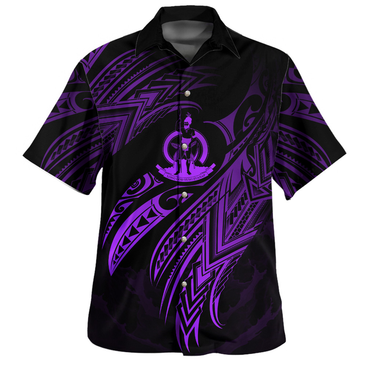 Vanuatu Custom Personalised Hawaiian Shirt Legend Color Version