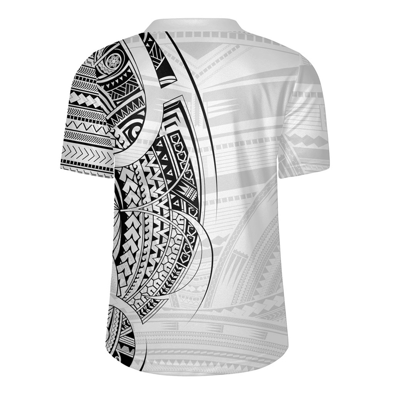 Samoa Rugby Jersey Polynesia Tribal Pattern Coat Of Arms