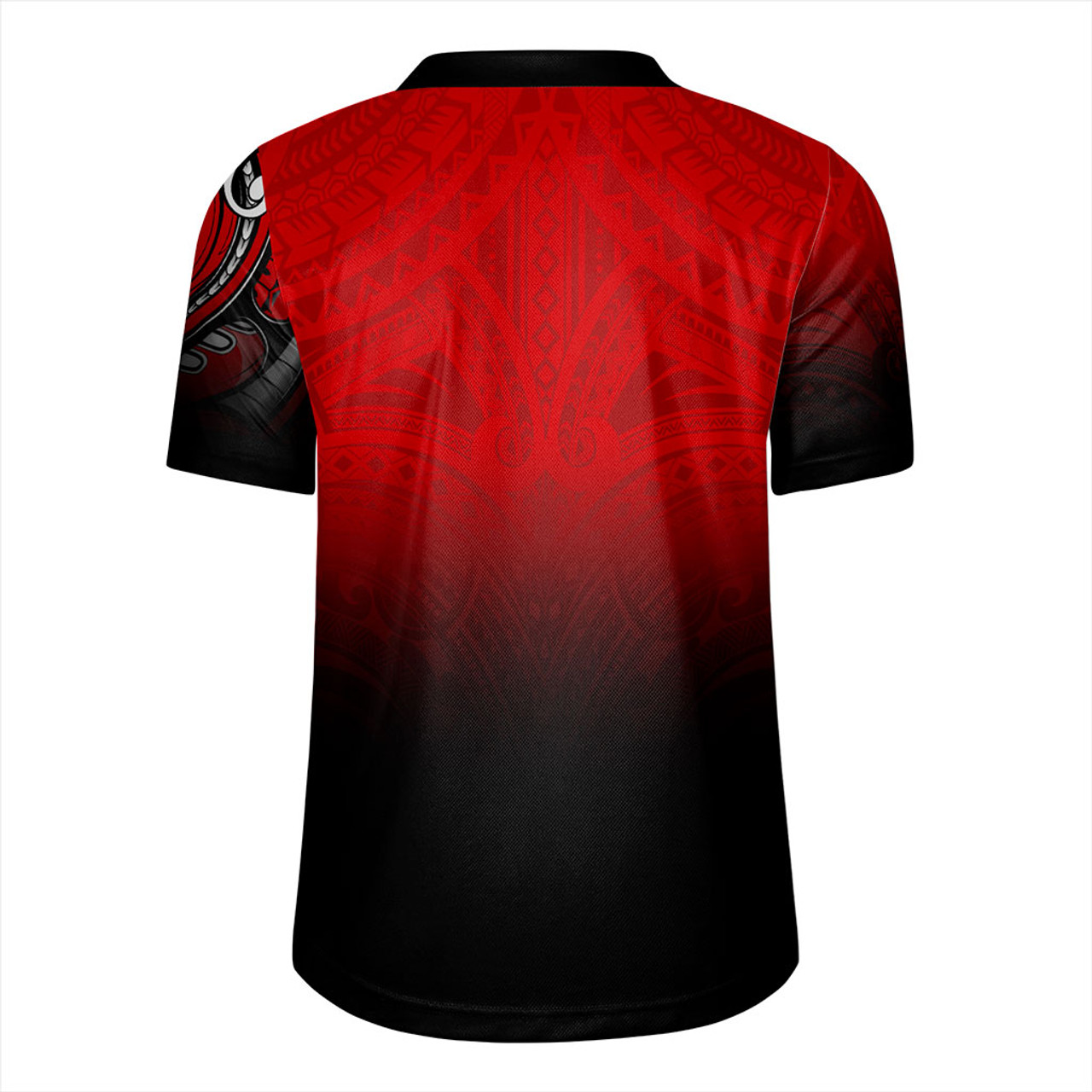 New Zealand Rugby Jersey Maori Silver Fern Tribal Style