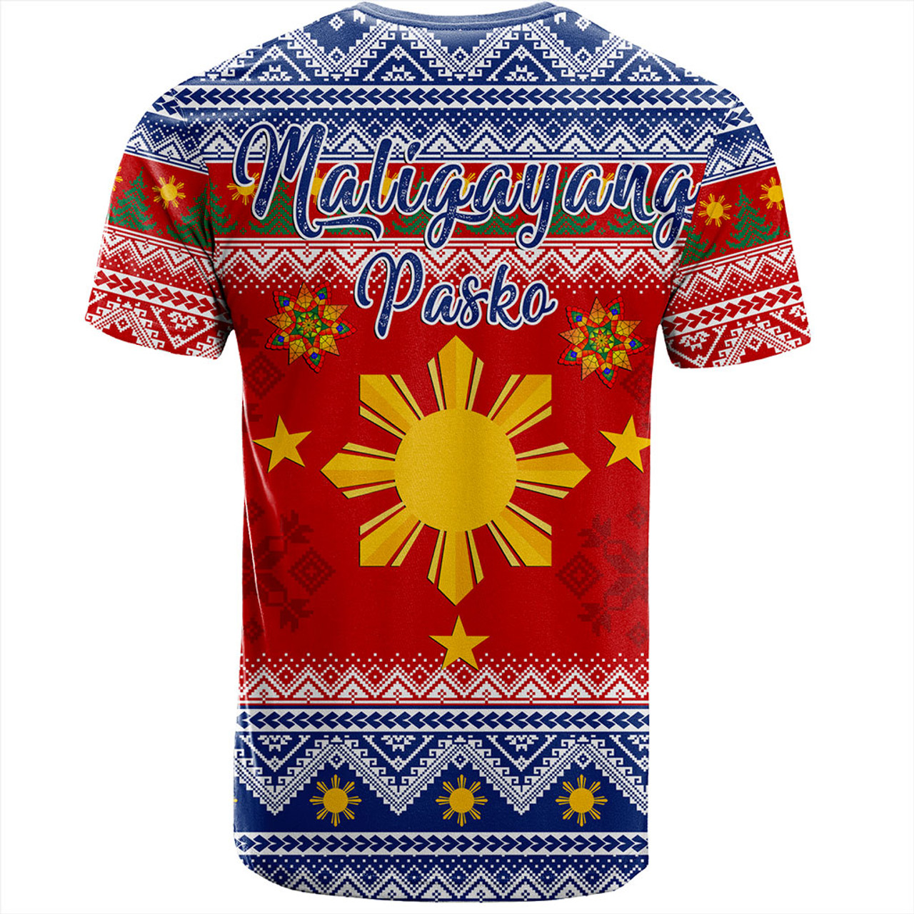 Philippines Filipinos T-Shirt Maligayang Pasko Christmas Parol Style